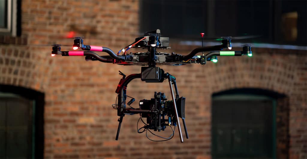 Alta 8 drone used for creative video production